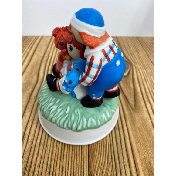 Raggedy Ann & Andy Arthur Flamba Musical Box Figurine - Picture 3 of 6